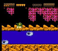 une photo d'Ã©cran de Battletoads sur Nintendo Nes